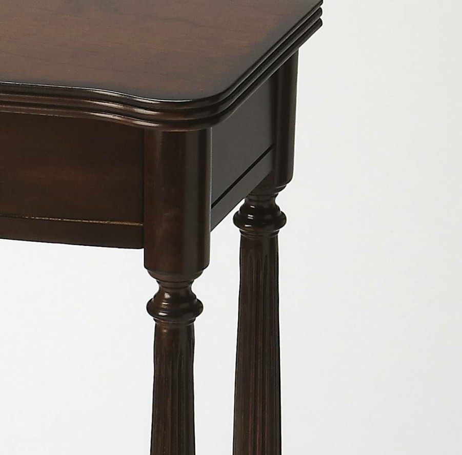 Console & Sofa Tables * | Large Choice Whitney Cherry Console Table Butler Specialty 3011024