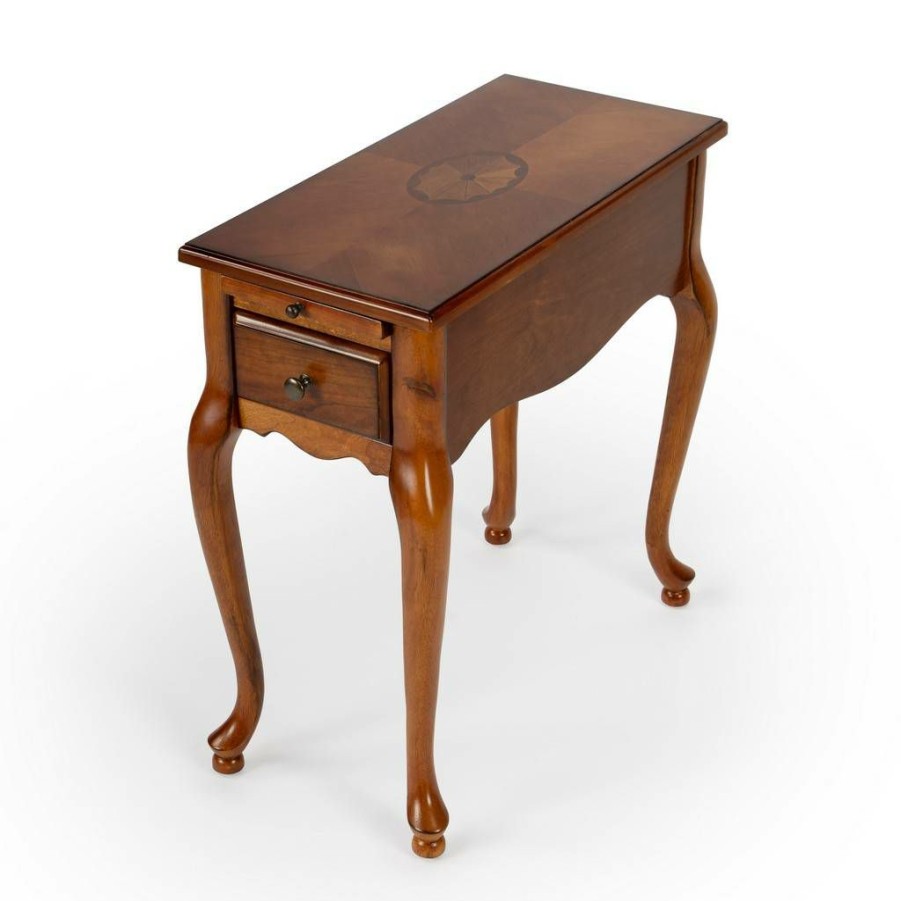 End & Side Tables * | Featured Croydon One Drawer With Pullout End Table Butler Specialty 3743101