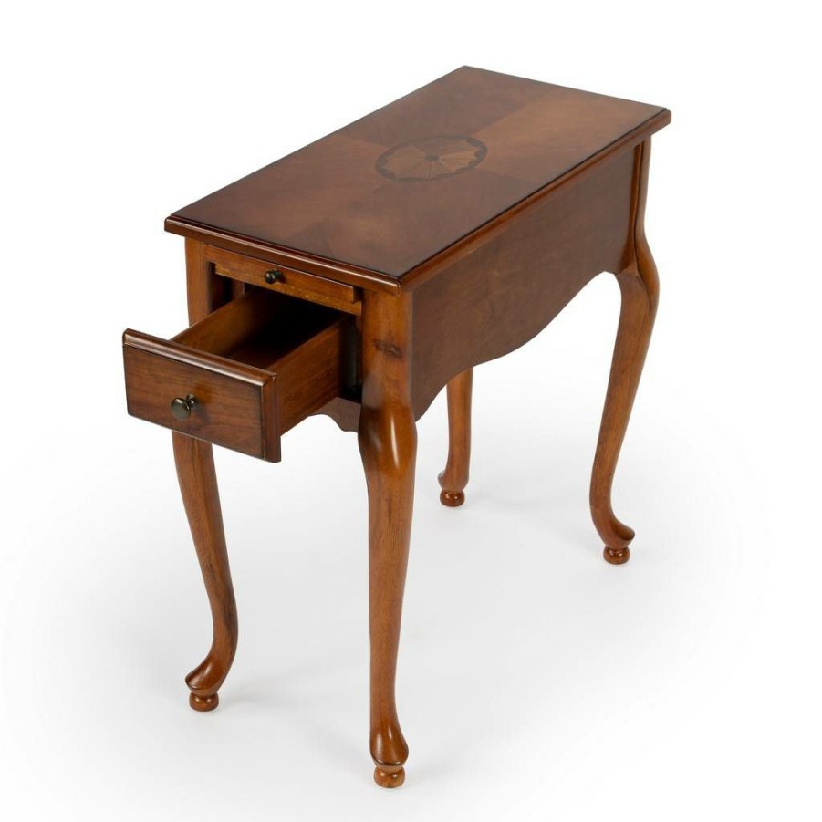 End & Side Tables * | Featured Croydon One Drawer With Pullout End Table Butler Specialty 3743101