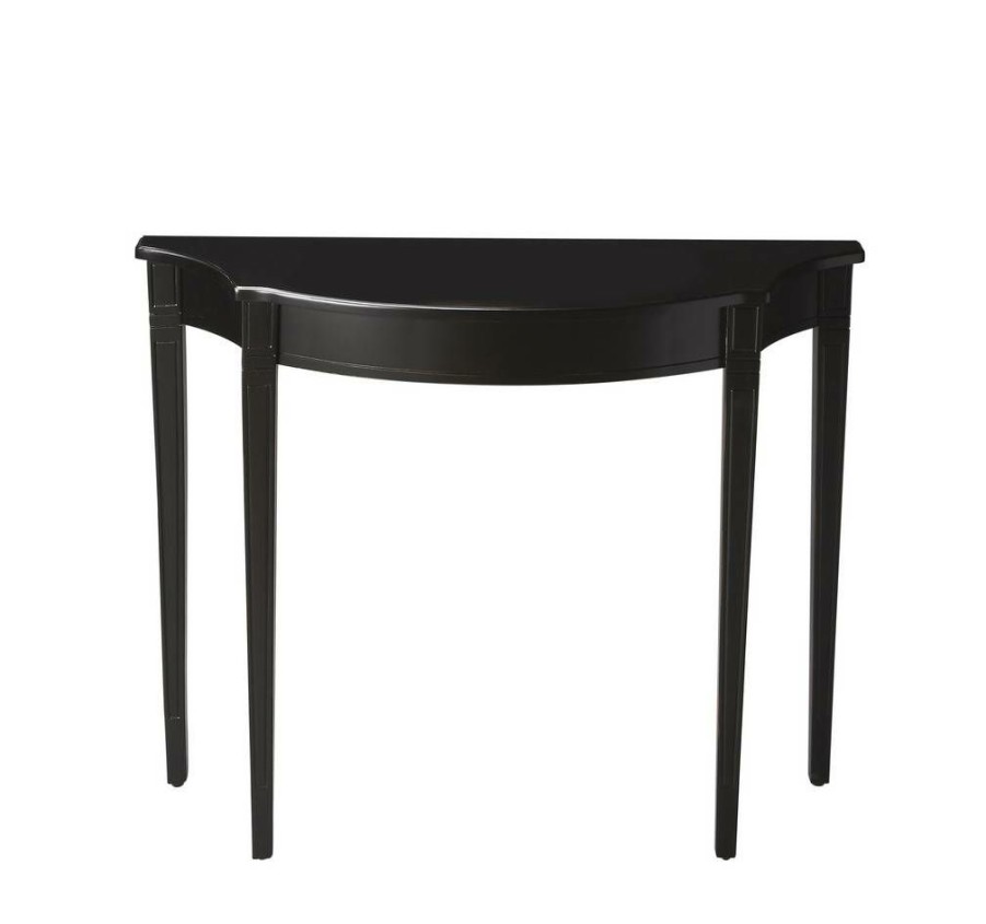 Console & Sofa Tables * | With Discount Black Licorice Console Table Butler Specialty 4116111