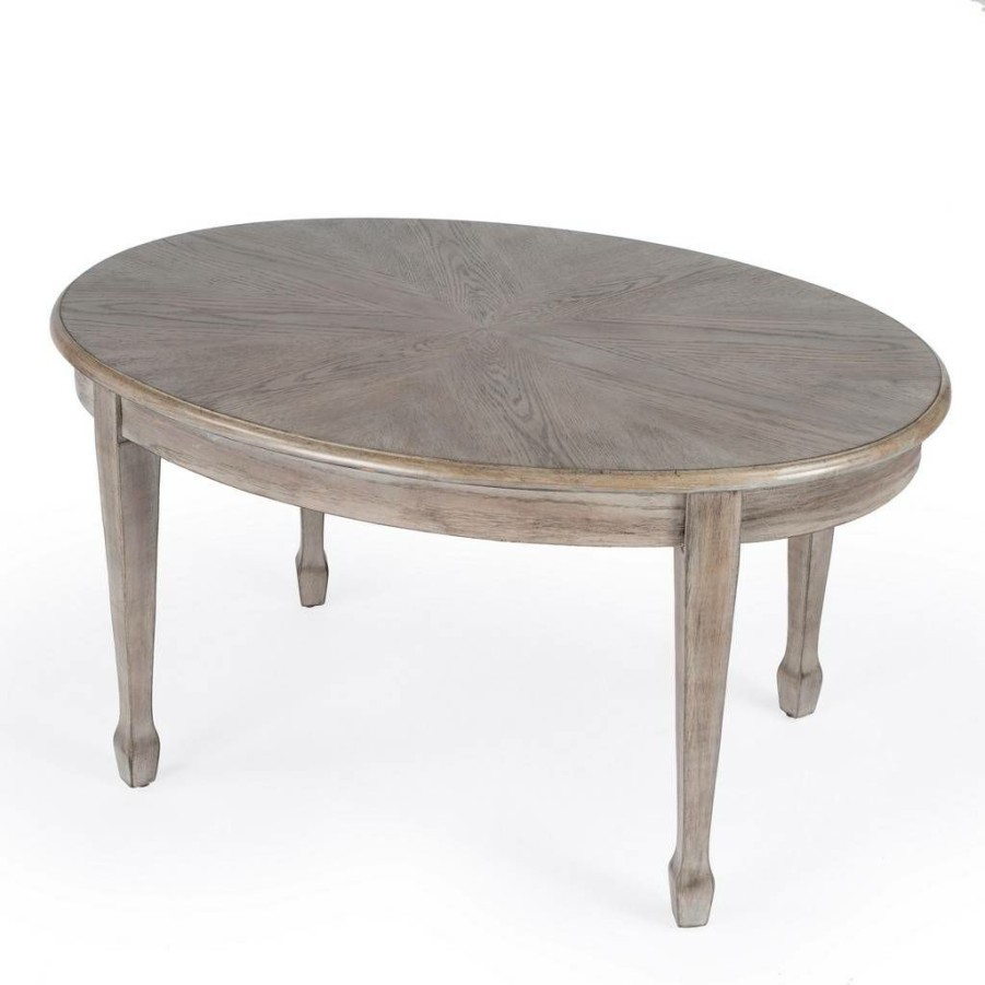 Coffee Tables * | Classical Butler Clayton Natural Wood Coffee Table Butler Specialty 1234247