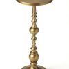 End & Side Tables * | Online Darien Antique Gold End Table Butler Specialty 4324226