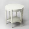 End & Side Tables * | Sales Bainbridge Cottage White Accent Table Butler 0557222