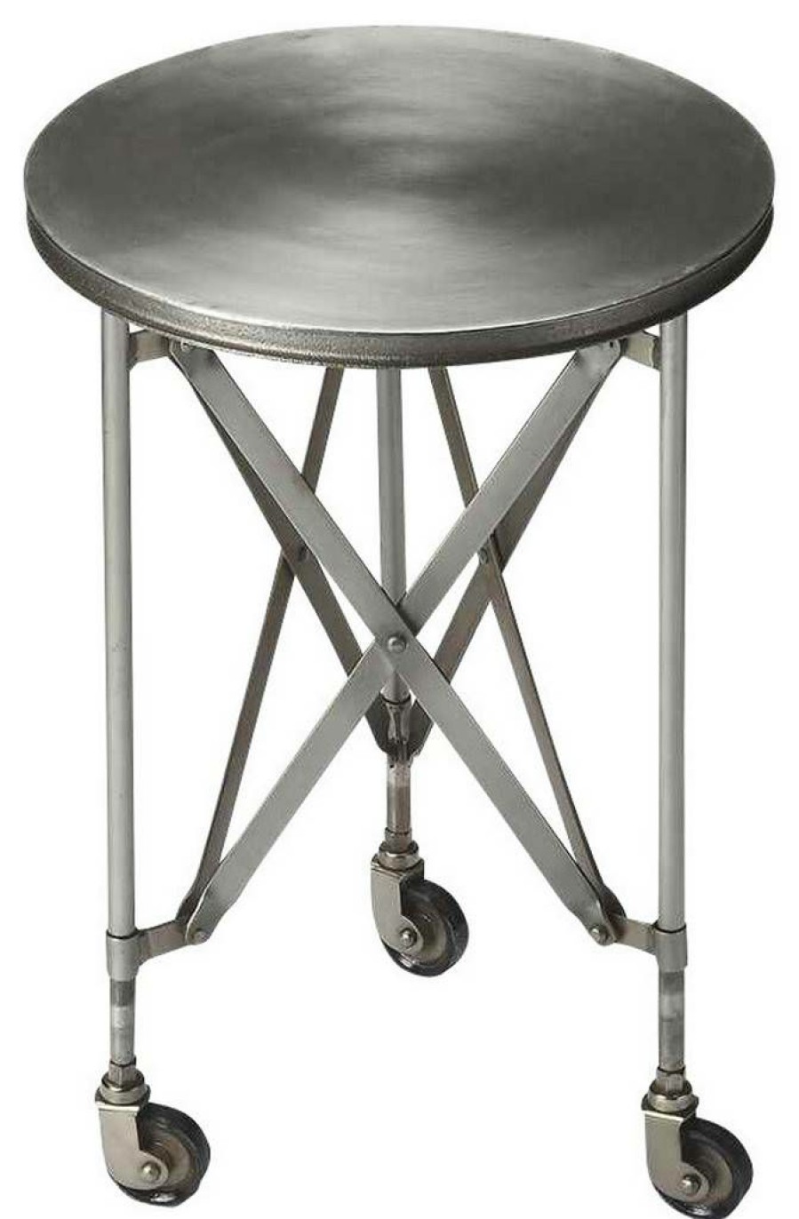 End & Side Tables * | Shoping Costigan Industrial Chic Accent Table Butler Specialty 1168330