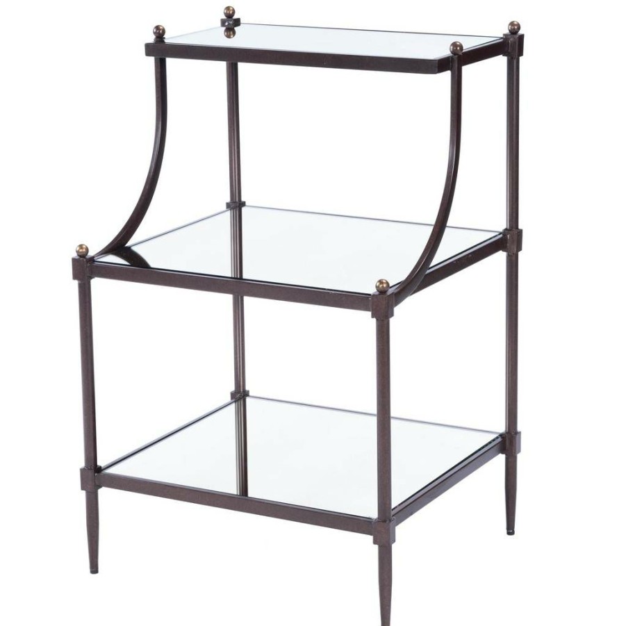 End & Side Tables * | Online Store Metalworks Tiered Side Table Butler Specialty 7015025