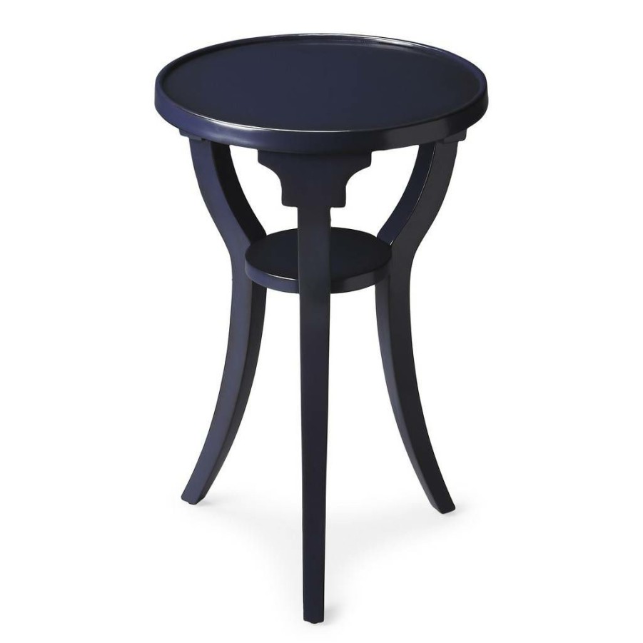 End & Side Tables * | Limited Edition Dalton Round Accent Table Butler Specialty 1328291