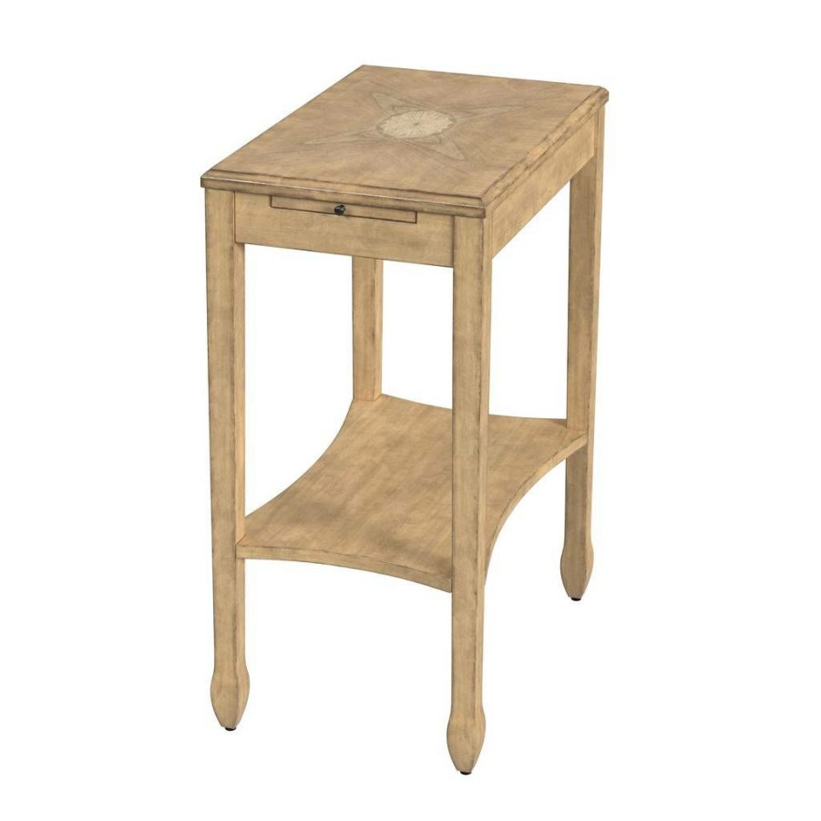 End & Side Tables * | Fire Sale Gilbert Beige End Table Butler Specialty 4107424