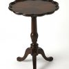 End & Side Tables * | Online Discount Plantation Cherry Pedestal Table Butler Specialty 1482024