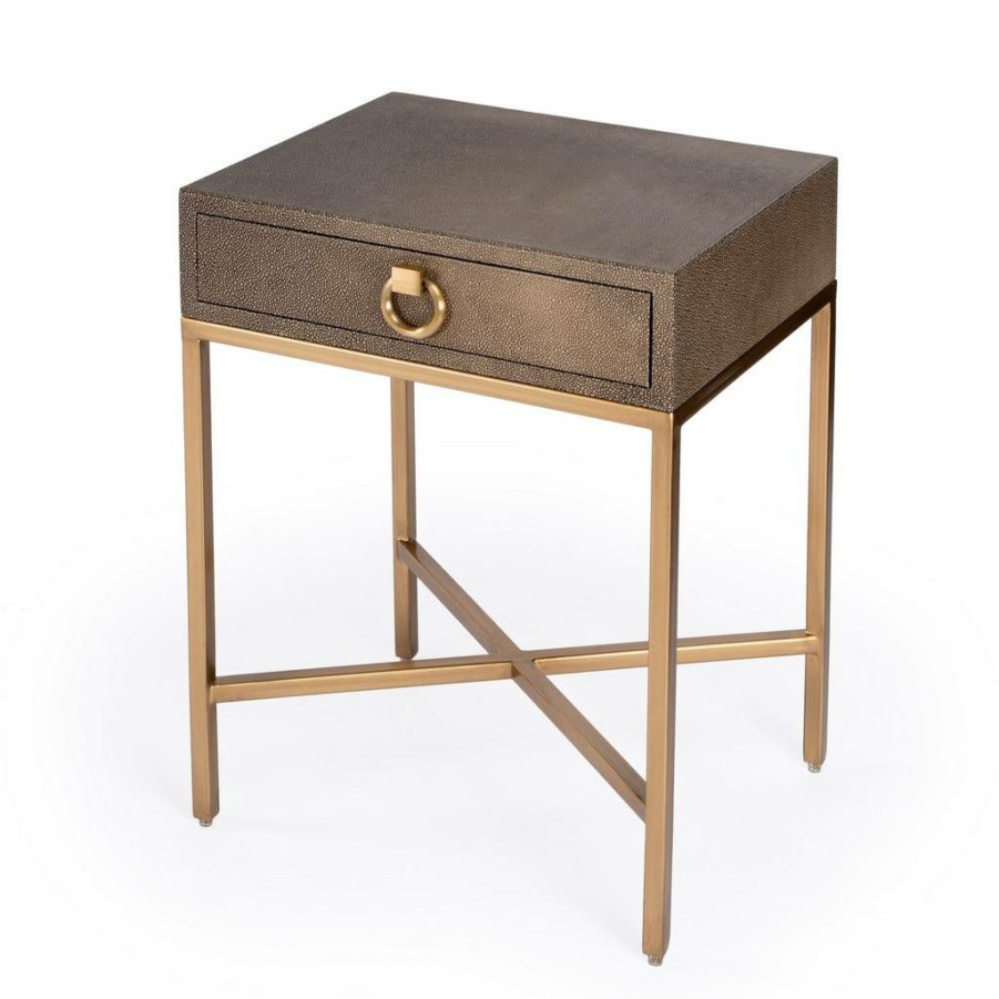 End & Side Tables * | Classical Sullia One Drawer End Table Butler Specialty 5591350