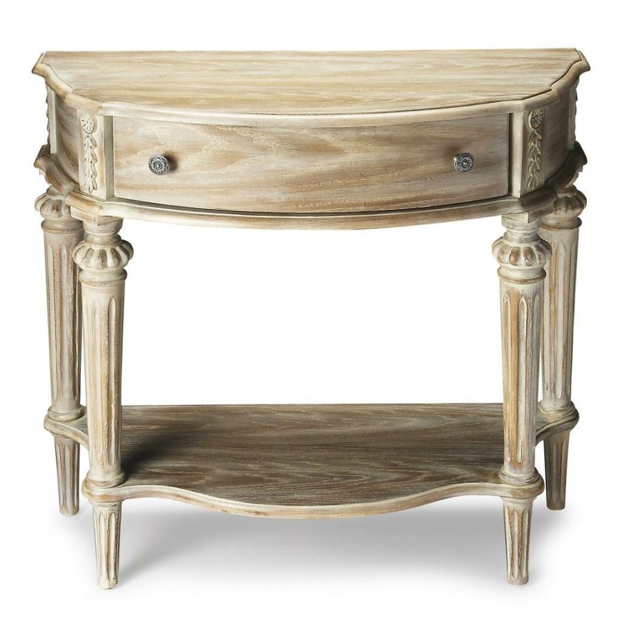 Console & Sofa Tables * | Popular Halifax Driftwood Console Table Butler Specialty 589247