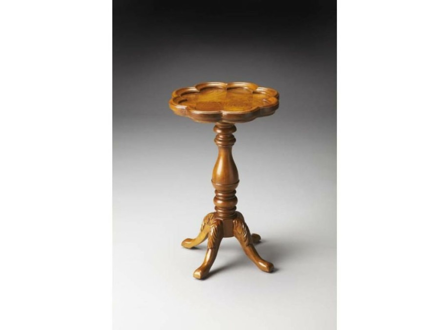 End & Side Tables * | Excellent Olive Ash Burl Scatter Table Butler Specialty 0923101