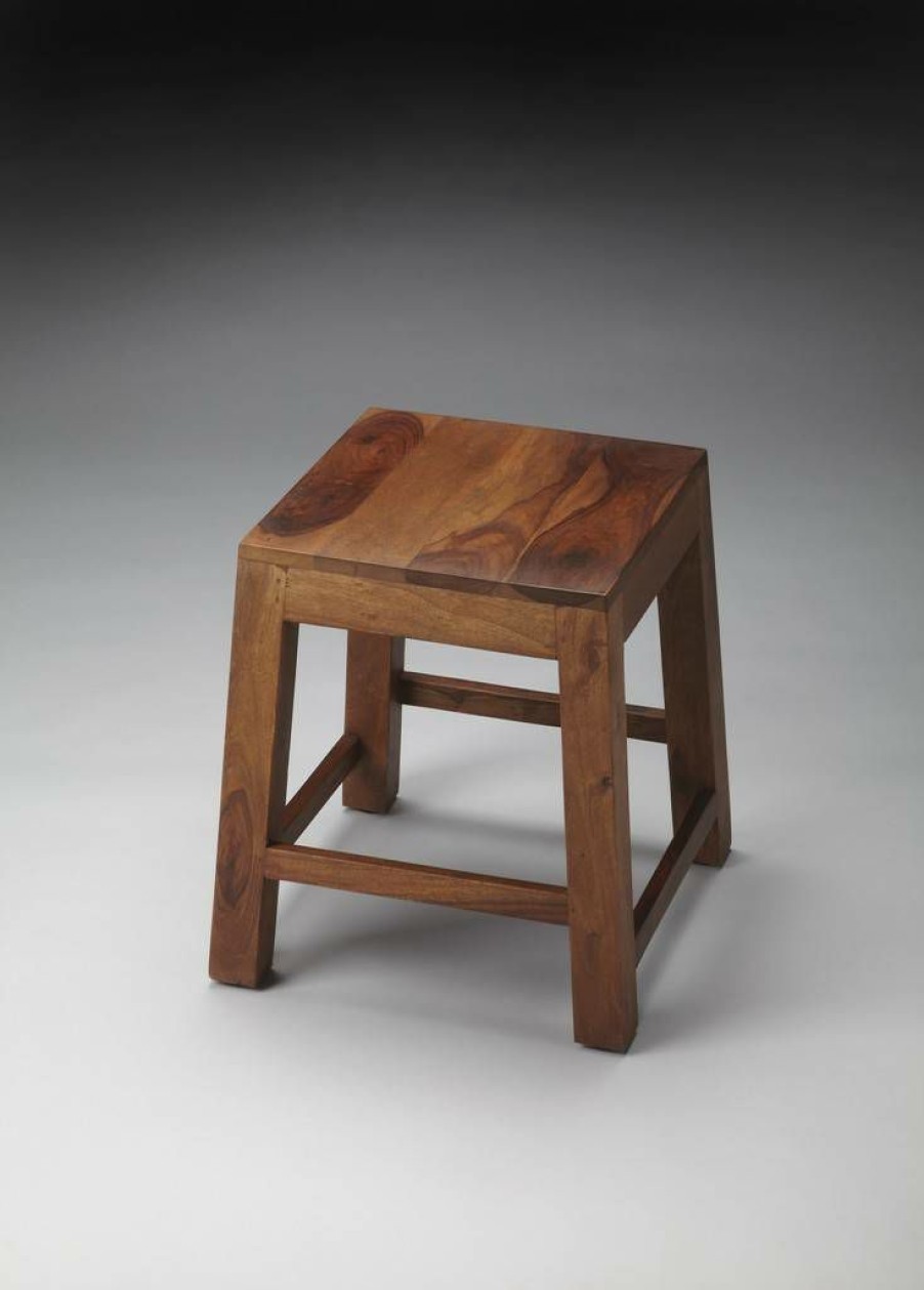 Benches * | Wholesale Hewett Solid Wood Stool Butler Specialty 3455140