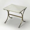 End & Side Tables * | Discount Pamina Travertine Accent Table Butler-9323355